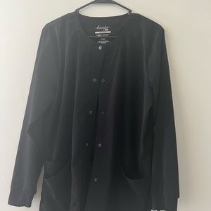 Black scrub jacket